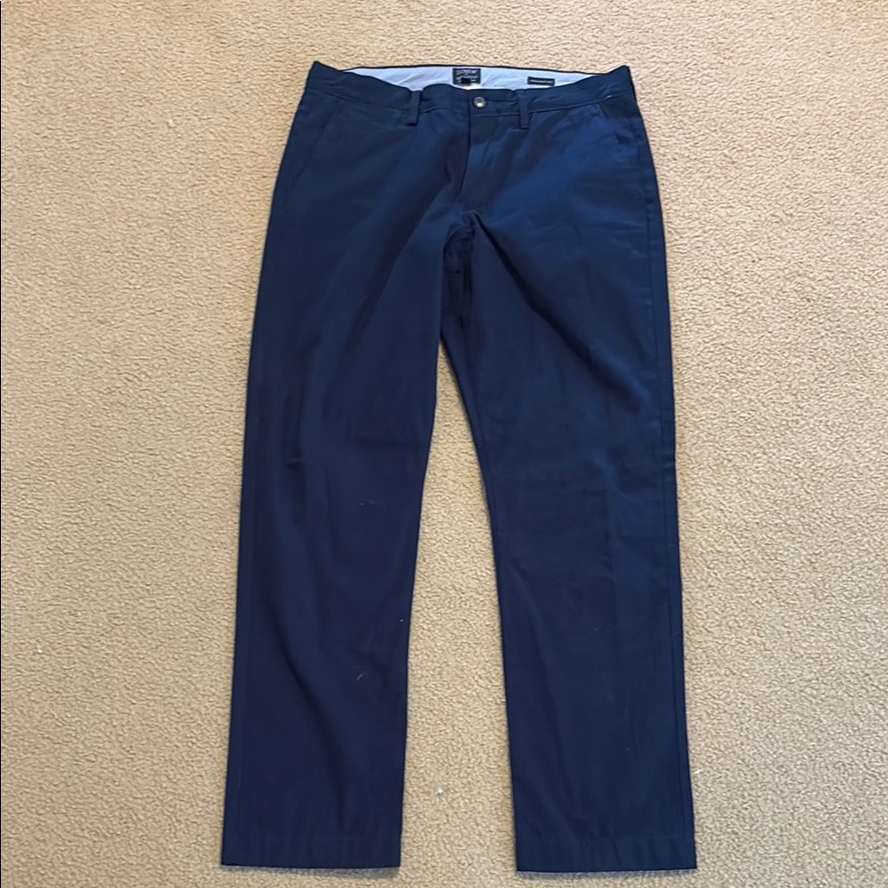 J. Crew Men's Deep Blue Chinos
